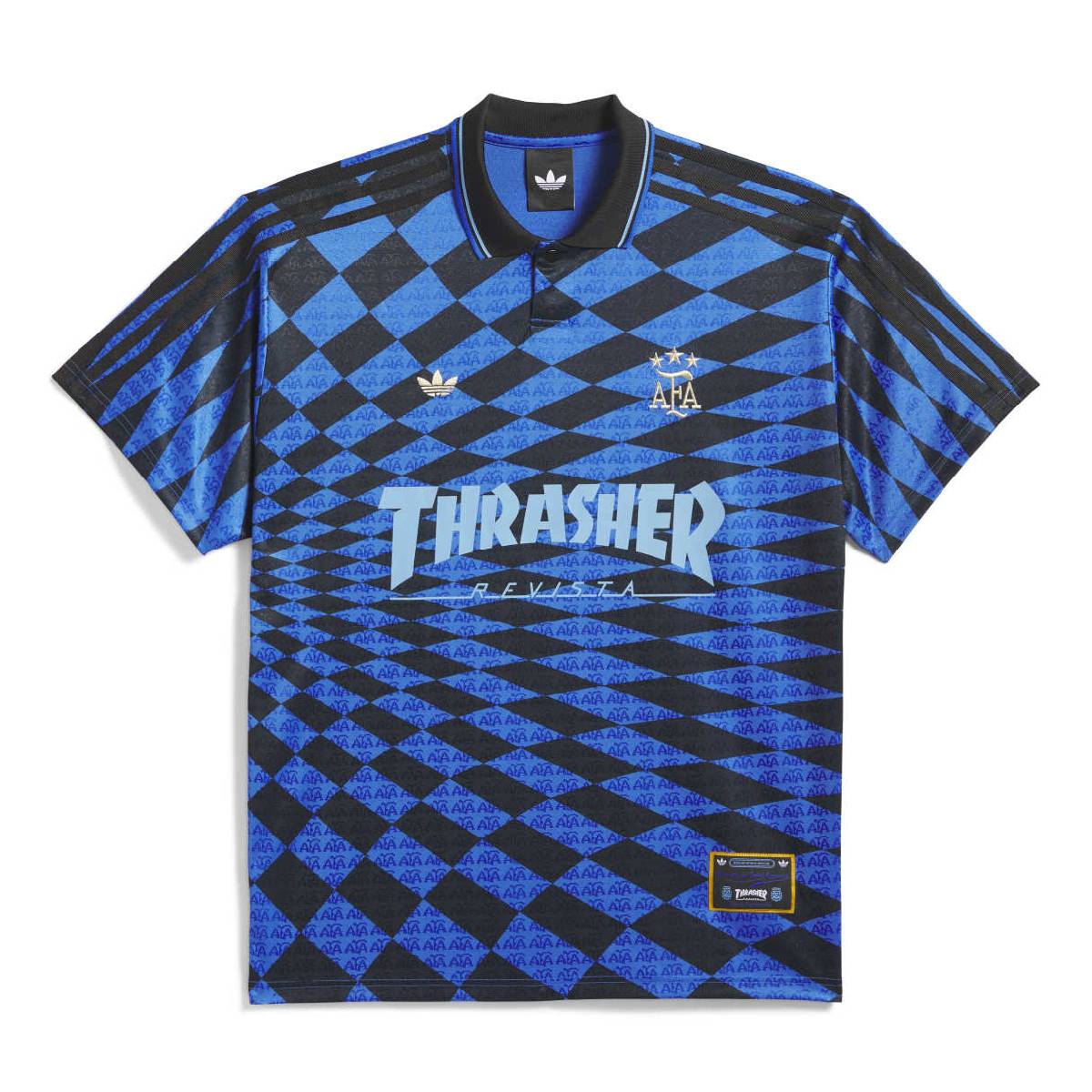 + Thrasher + Argentine Football Association Jersey 'Blue Black'