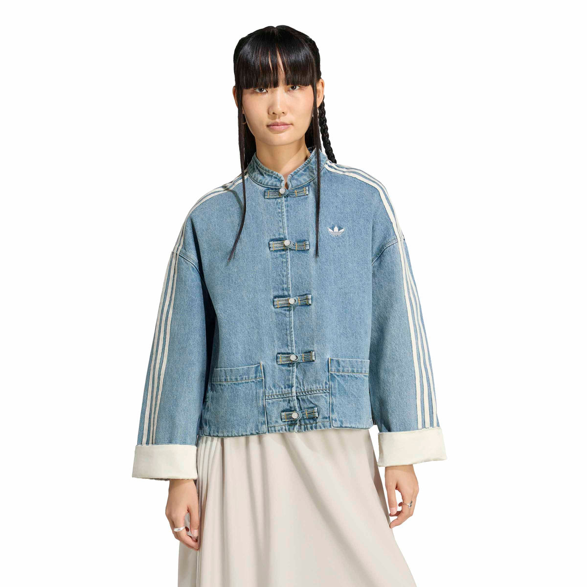 Wmns New Chinese Denim Jacket 'Light Denim'