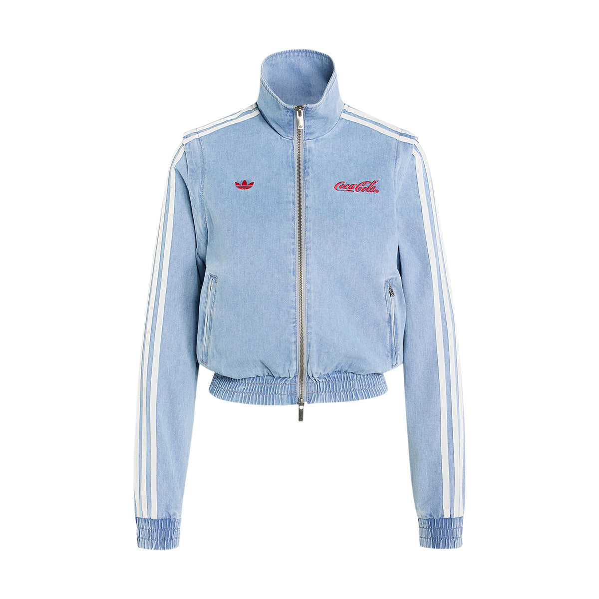 + Coca Cola Wmns Firebird Regular Track Top 'Light Denim'