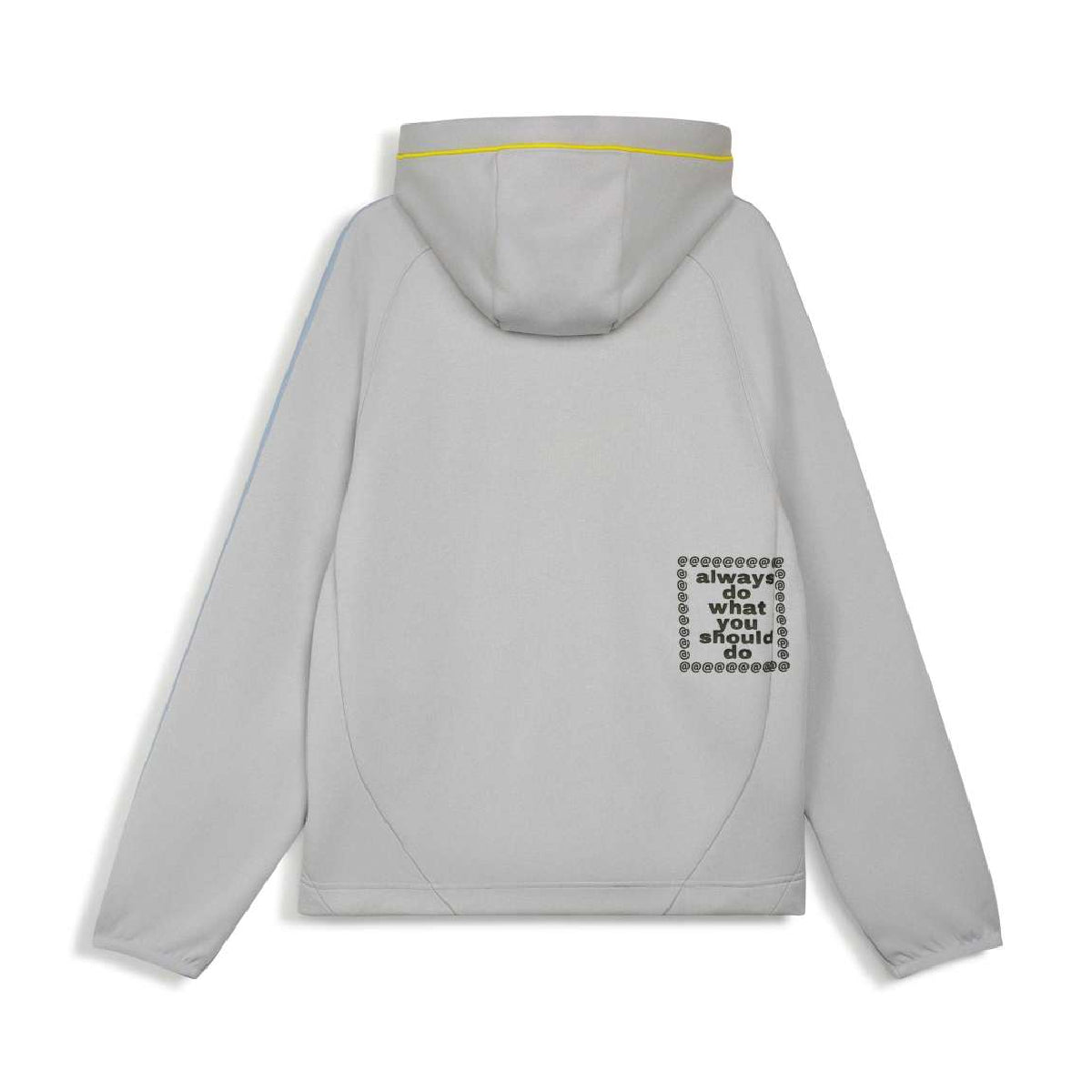 + Always Do What You Should Do Spacer Teamgeist Full Zip Hoodie 'Light Solid Grey'