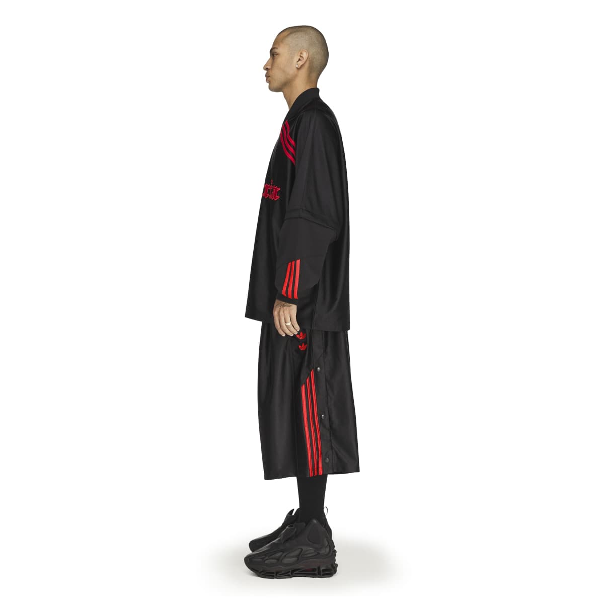 + Willy Chavarria Dazzle Long Sleeve Jersey 'Black'