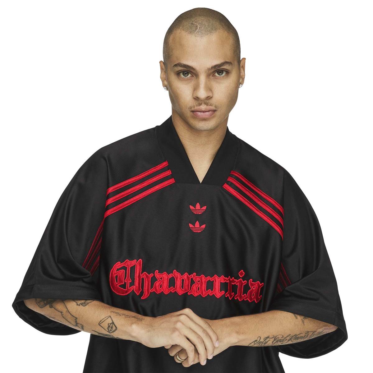 + Willy Chavarria Dazzle Long Sleeve Jersey 'Black'