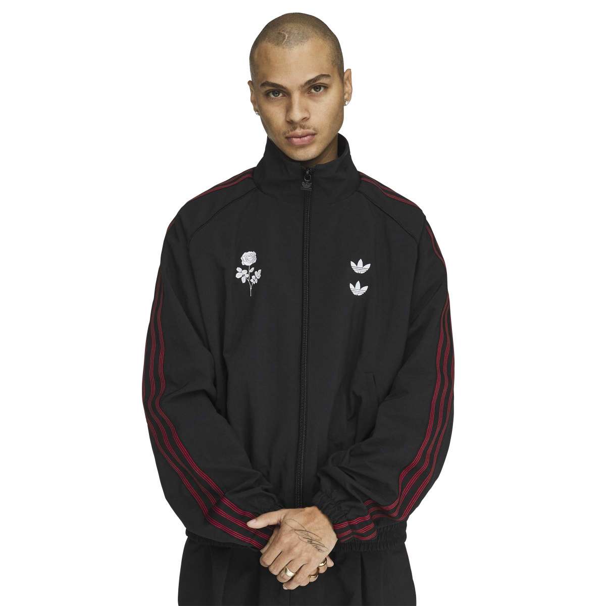 + Willy Chavarria Woven Track Jacket 'Black'