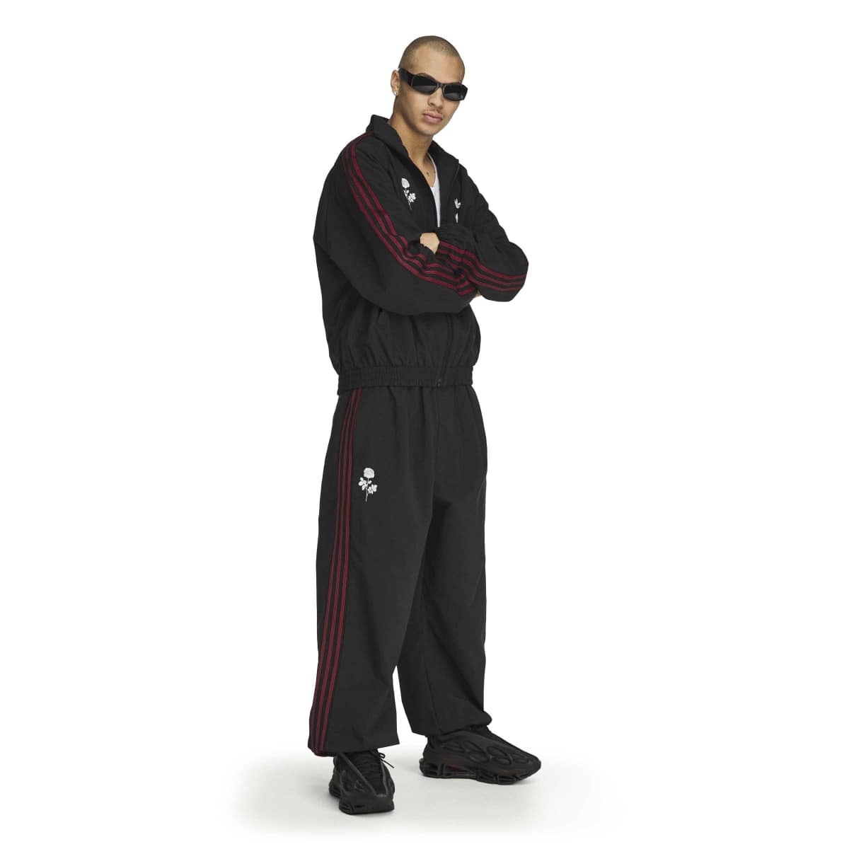 + Willy Chavarria Woven Track Jacket 'Black'