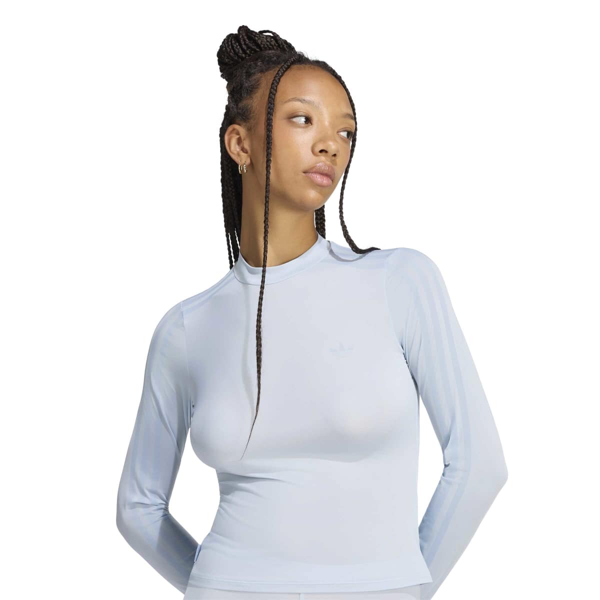 + Jennie Sheer Long Sleeve Tee 'Wonder Blue'