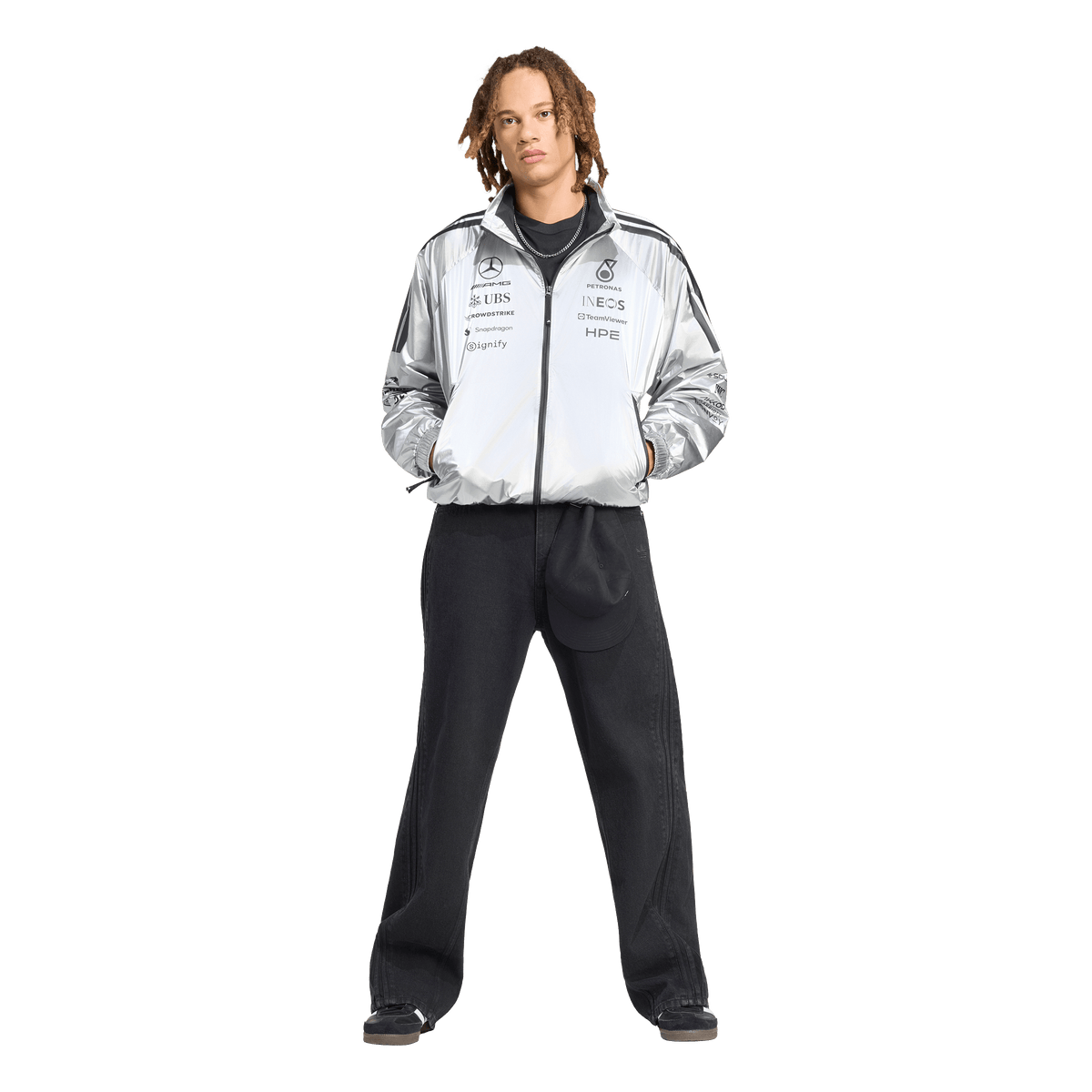 + Mercedes-AMG Petronas F1 Team Jacket 'Silver Metallic'