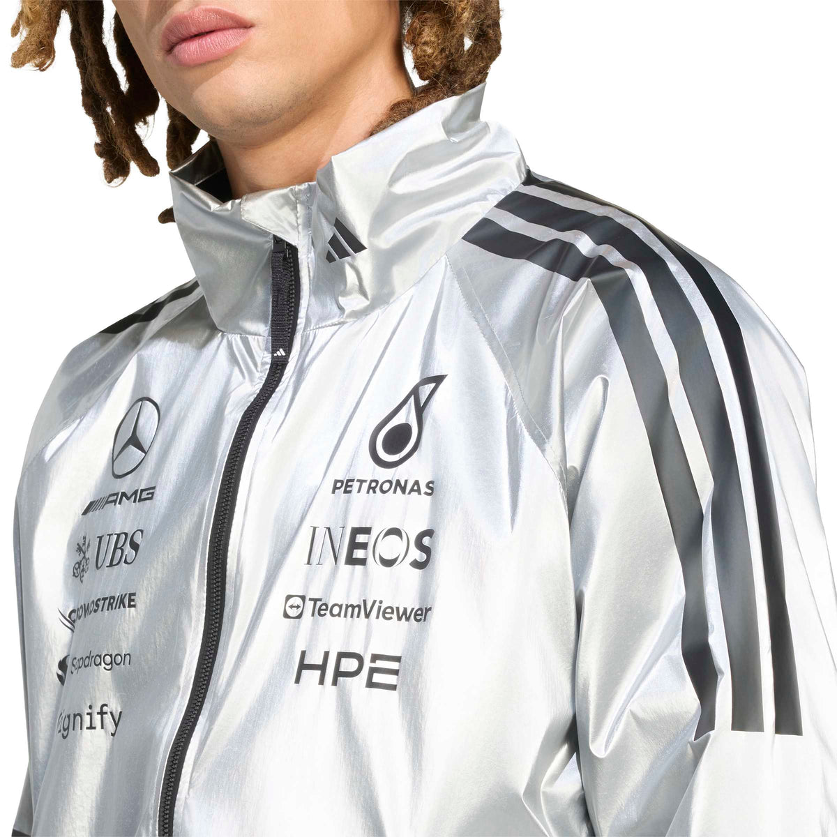 + Mercedes-AMG Petronas F1 Team Jacket 'Silver Metallic'