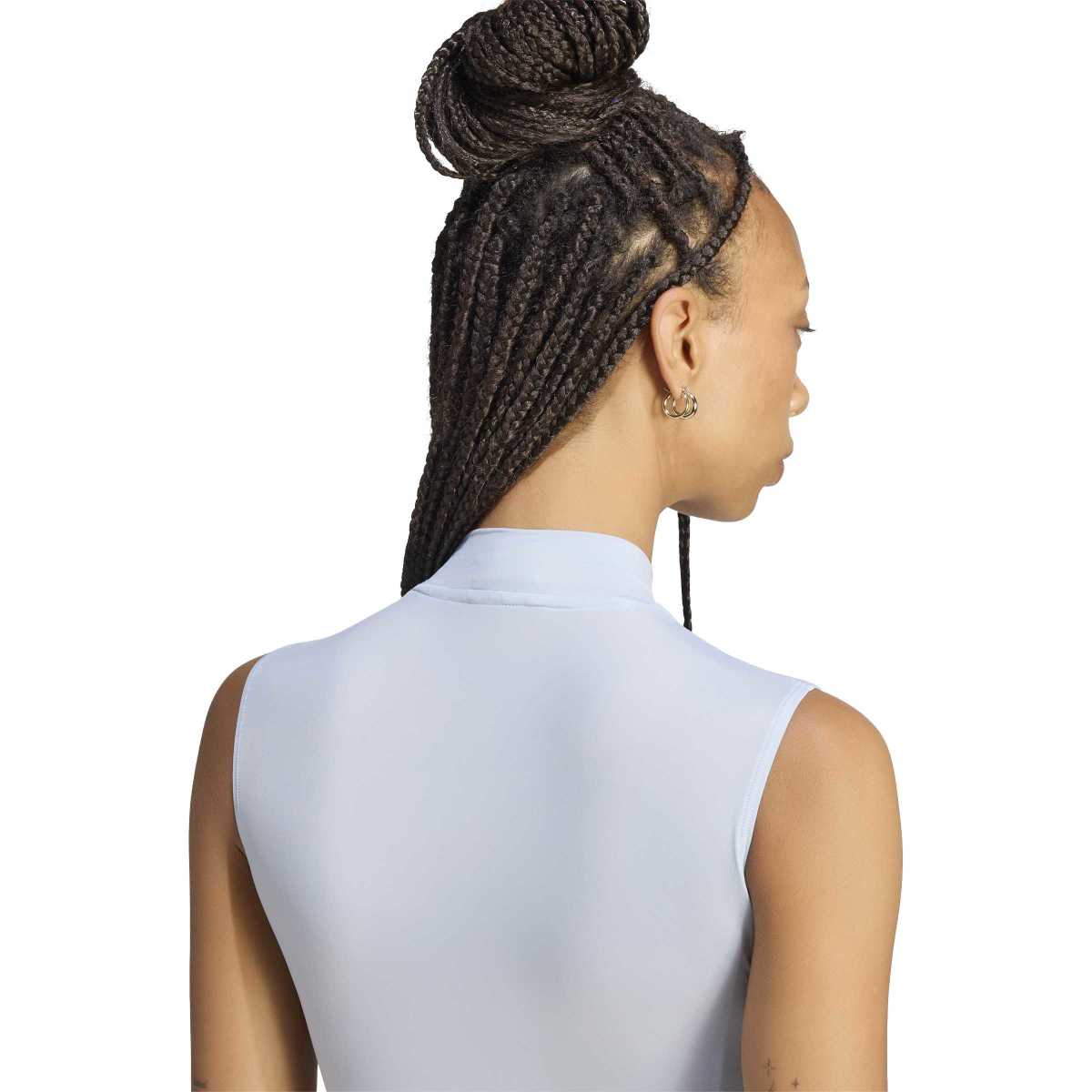 + Jennie Sheer Sleeveless Bodysuit 'Wonder Blue'