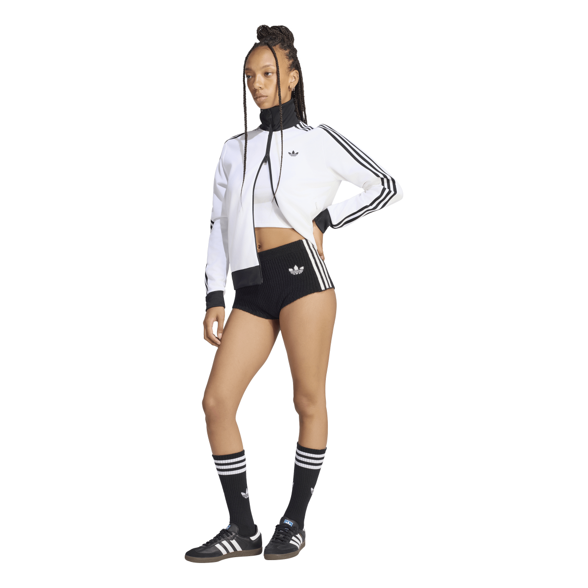 + Jennie Knitted Short Shorts 'Black'