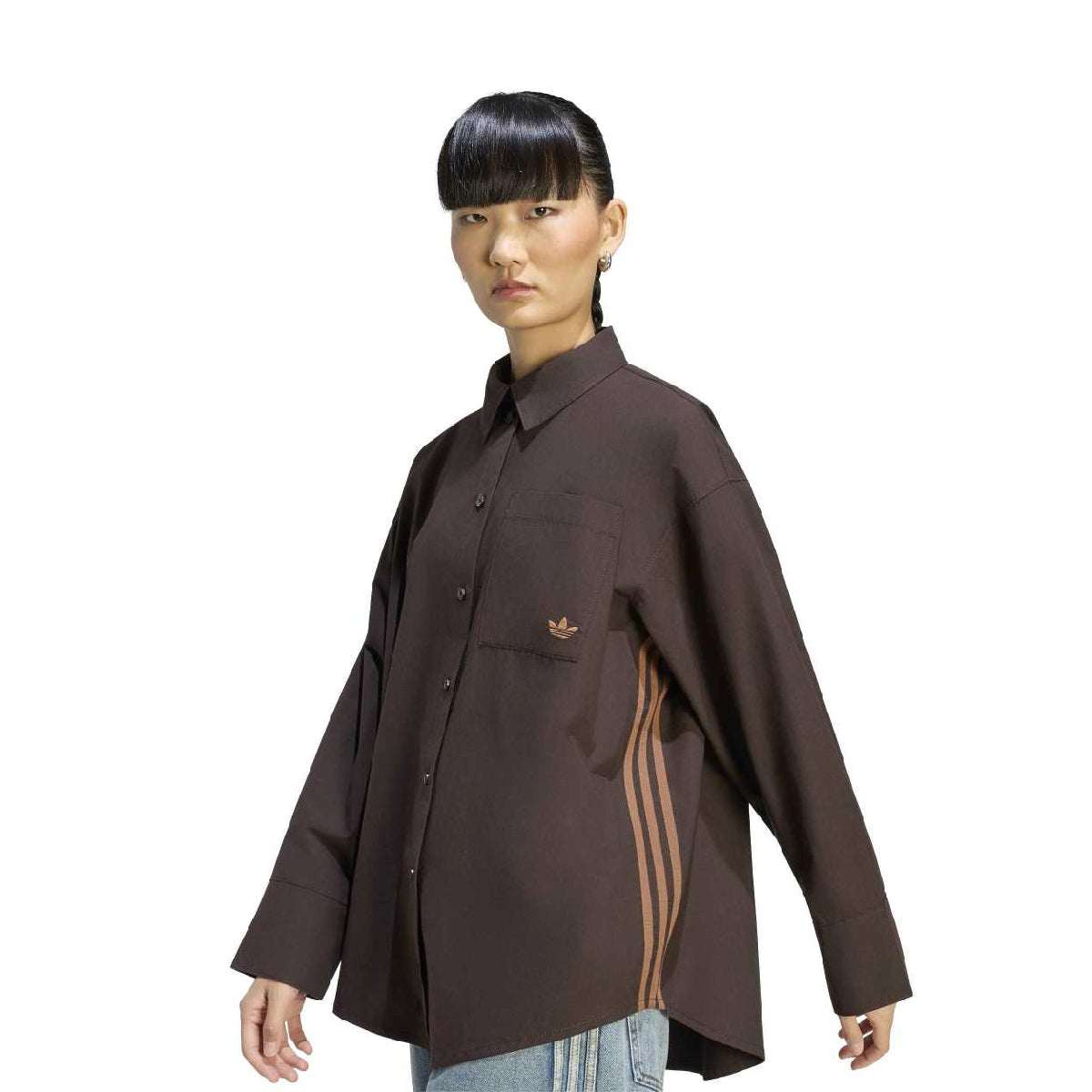 Striped Shirt 'Aurora Coffee'