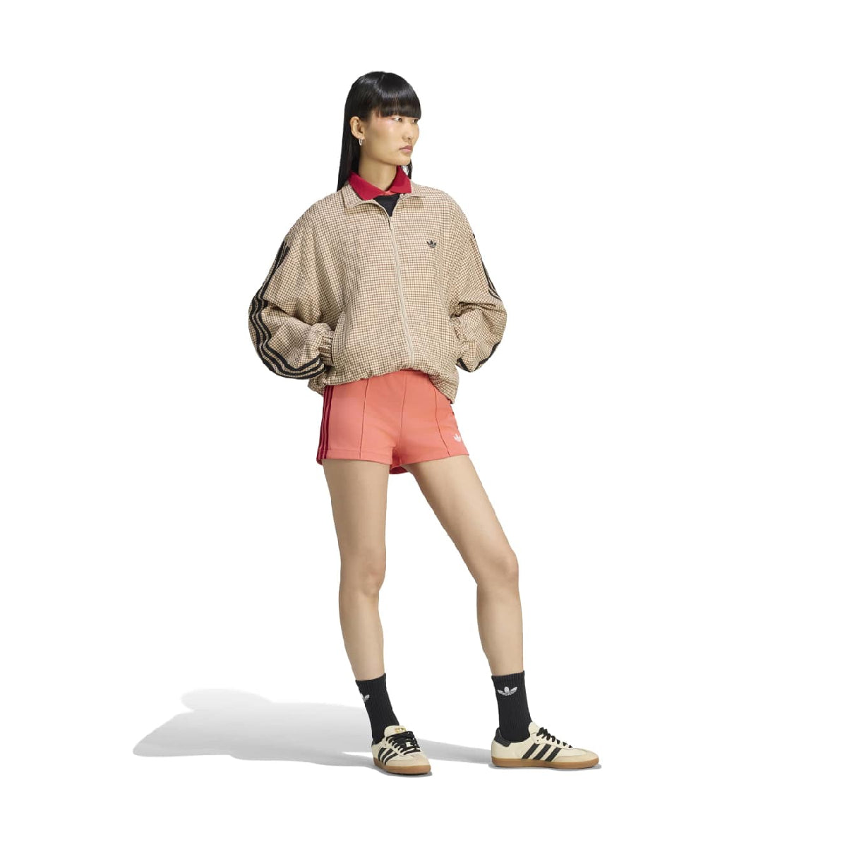 Checks Track Top 'Aurora Coffee'