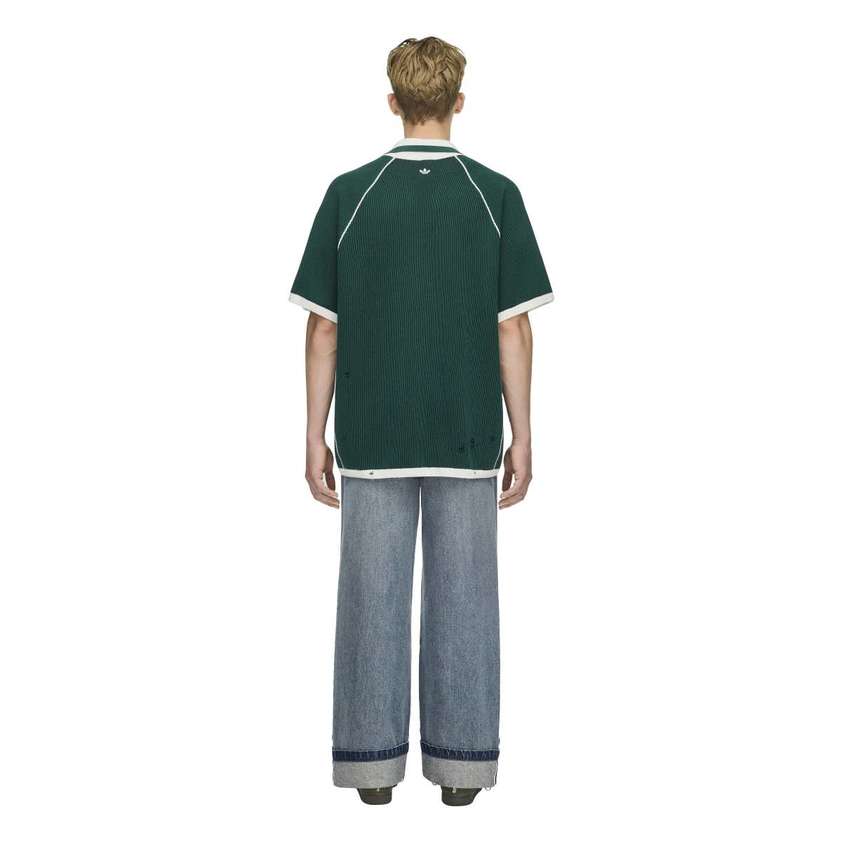 + Song For The Mute ADI-008 Sweaterpolo 'Collegiate Green'