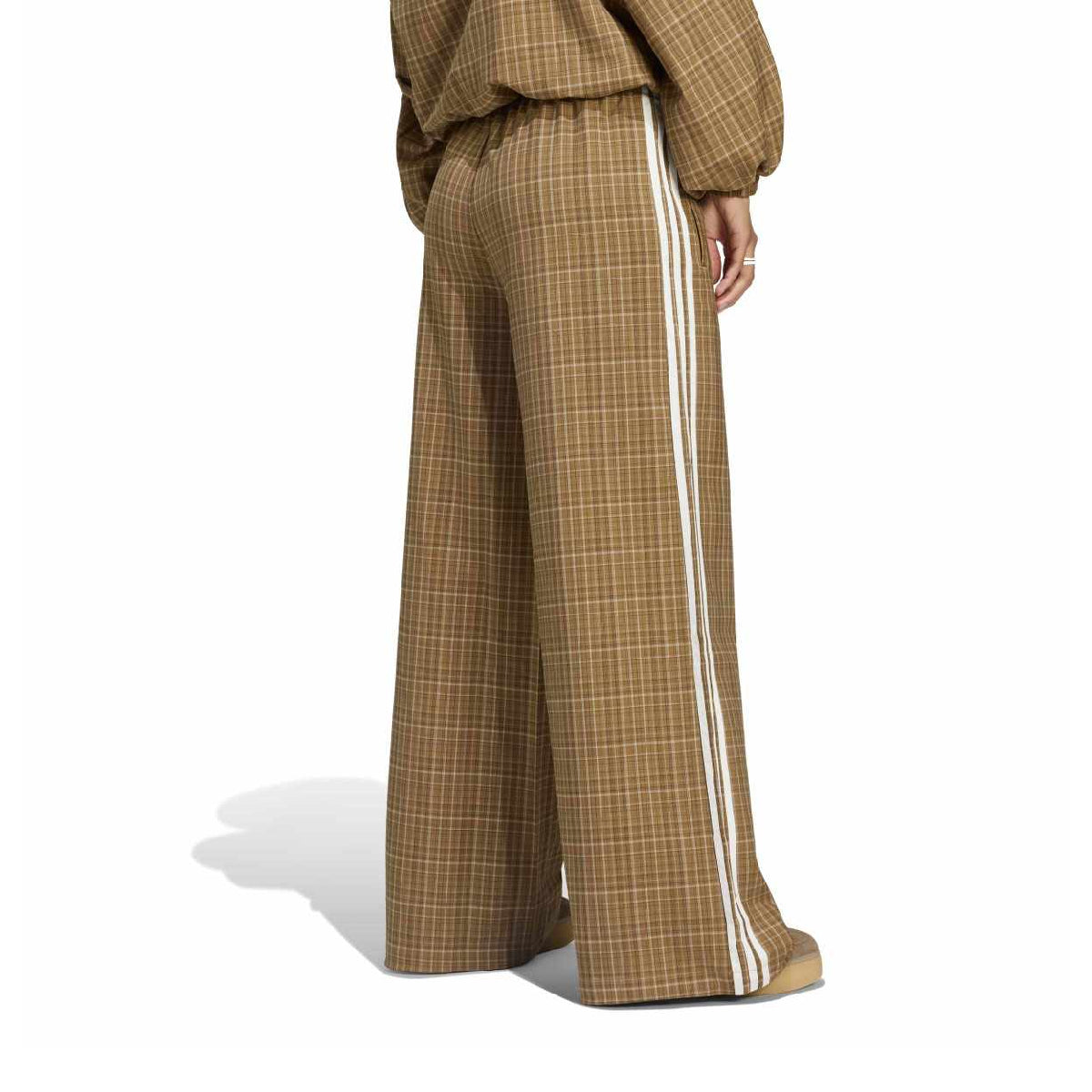 Check Track Pants 'Brown Desert'