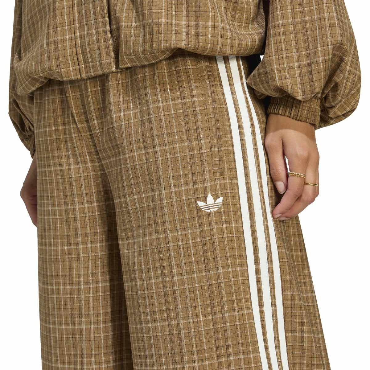 Check Track Pants 'Brown Desert'