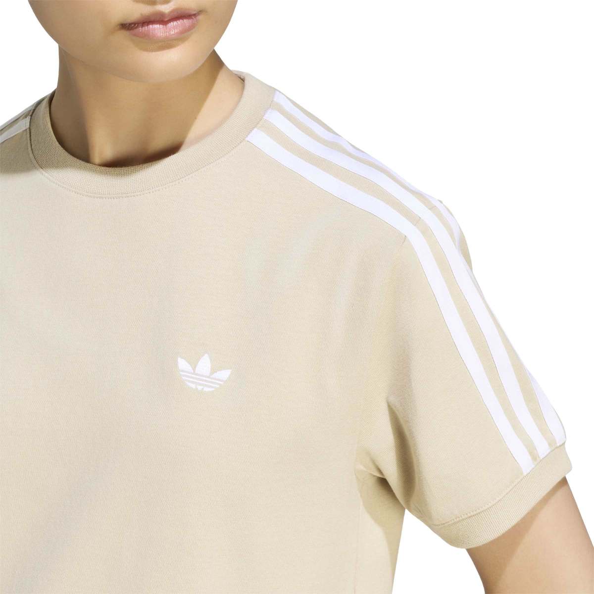 Pleated 3s Tee 'Khaki Three'