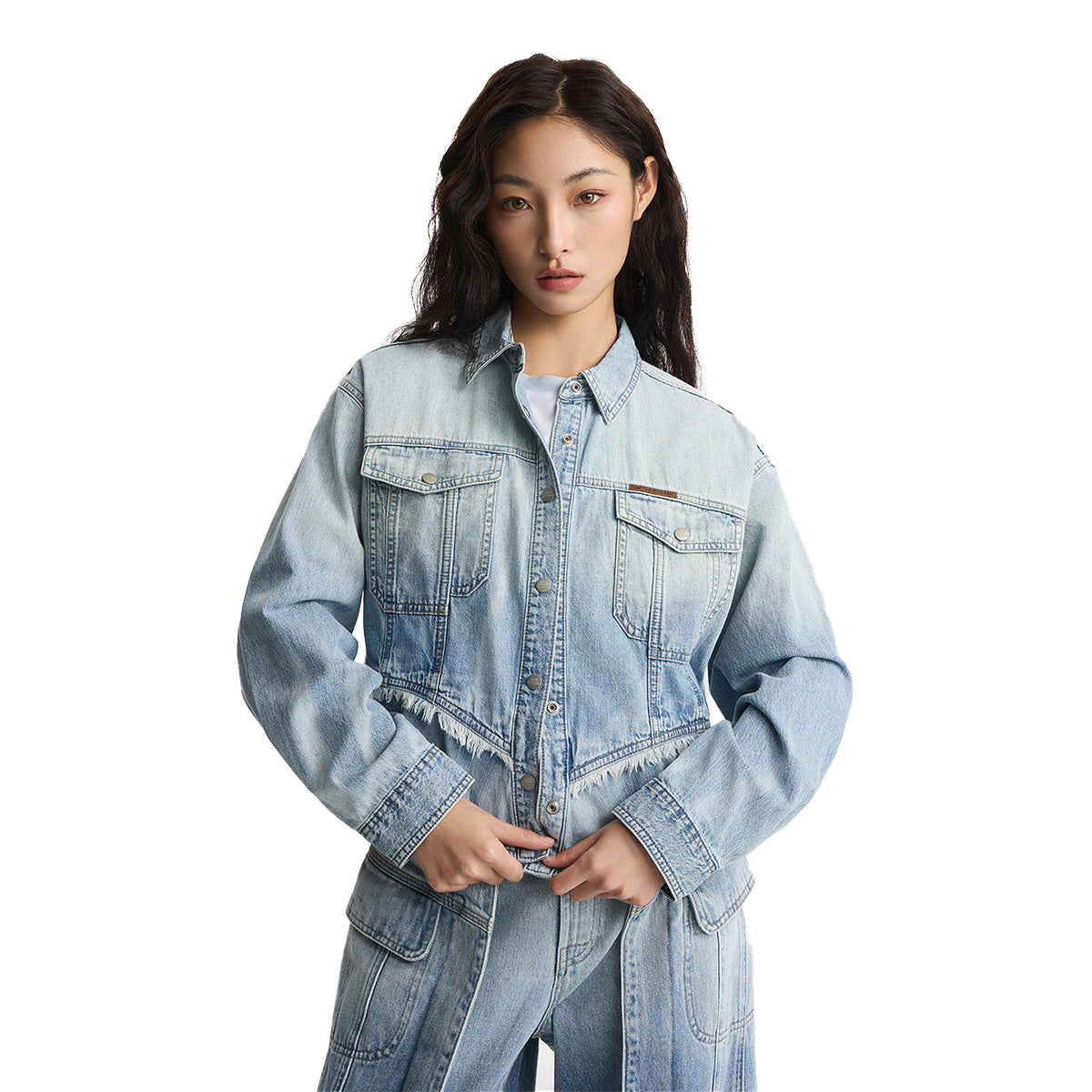 + LEE Wmns Denim Shirt 'Light Blue'