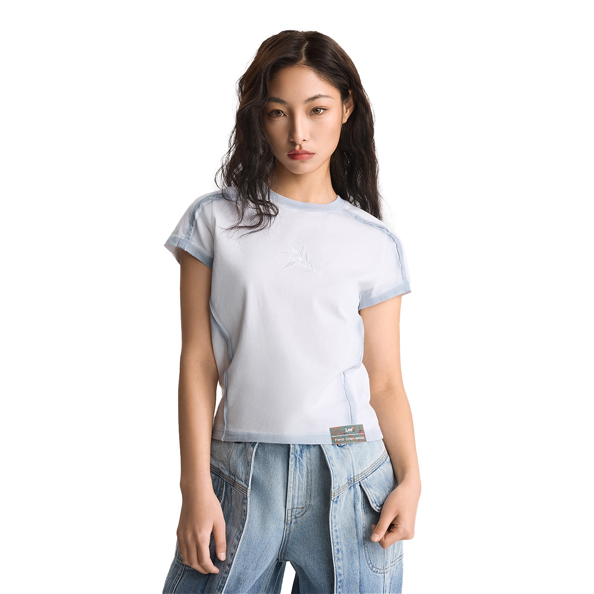 + LEE Wmns Tee 'White'