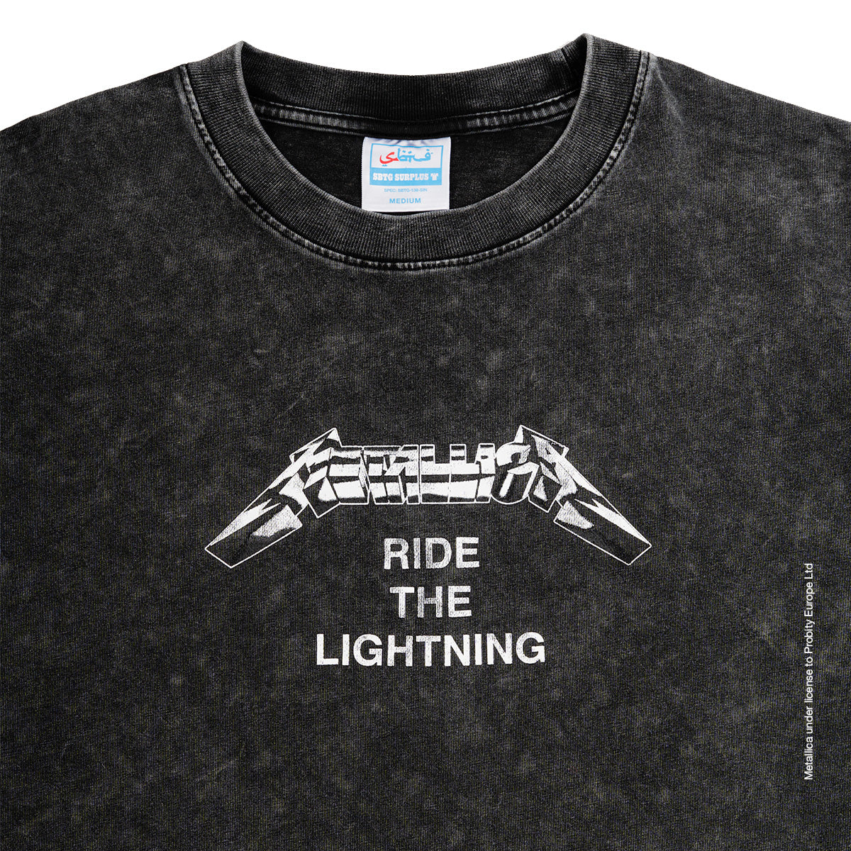 + Metallica Ride The Lightning Tee 'Black'