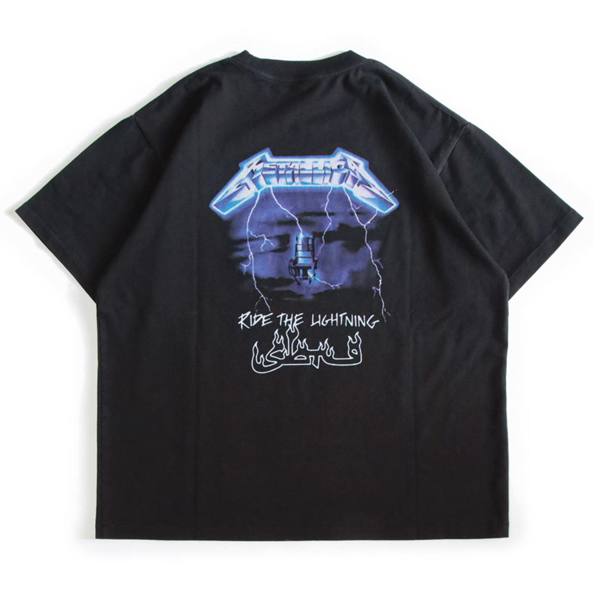 + Metallica Ride The Lightning Tee 'Black'