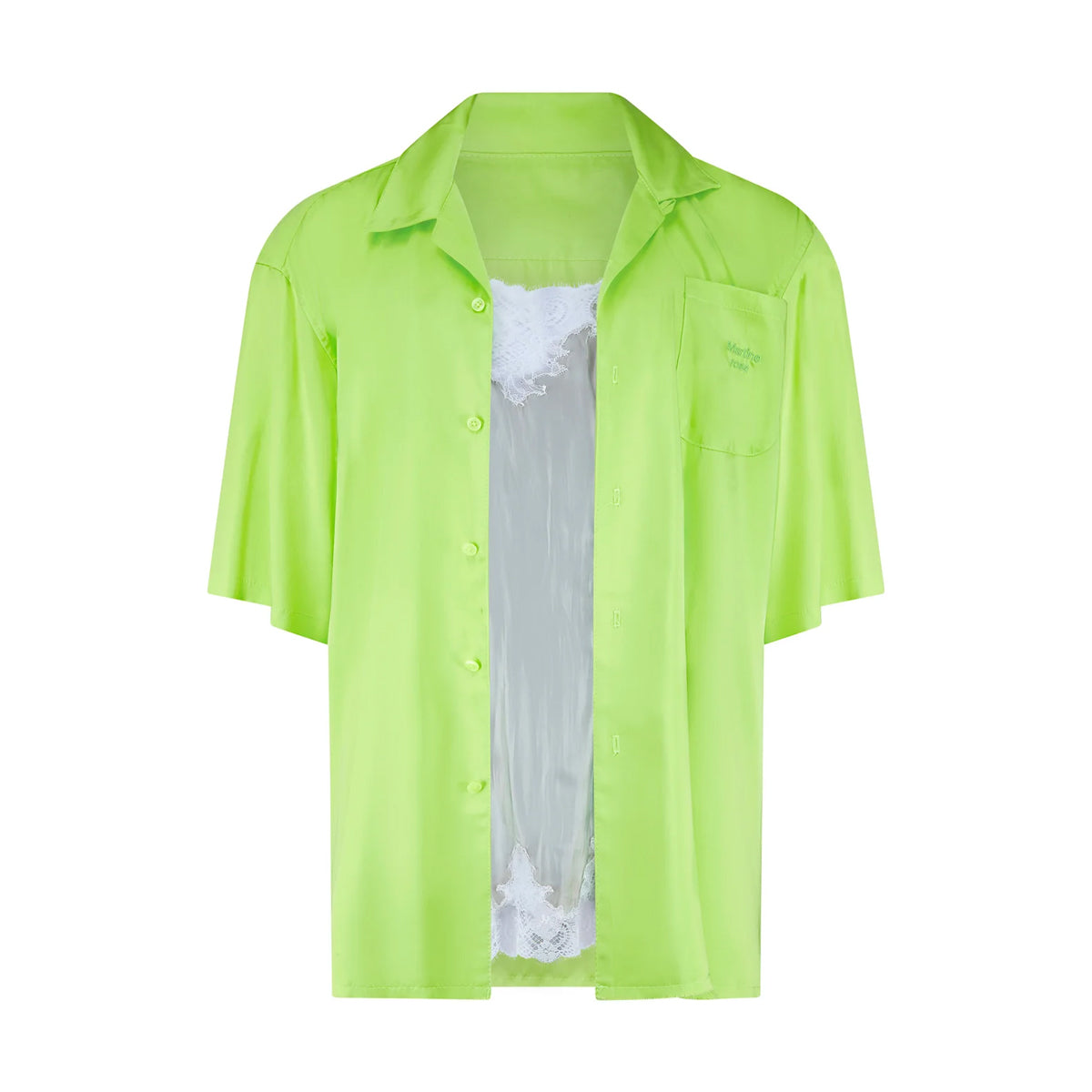 Camisole Shirt 'Lime Irridescent'