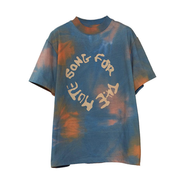 SONG FOR THE MUTE, Tie Dyed Cropped Cargo Pants, Men