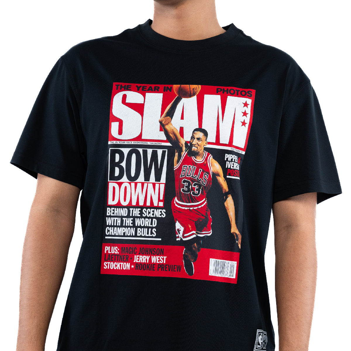 NBA Slam T-Shirt Scottie Pippen Chicago Bulls 'Black'