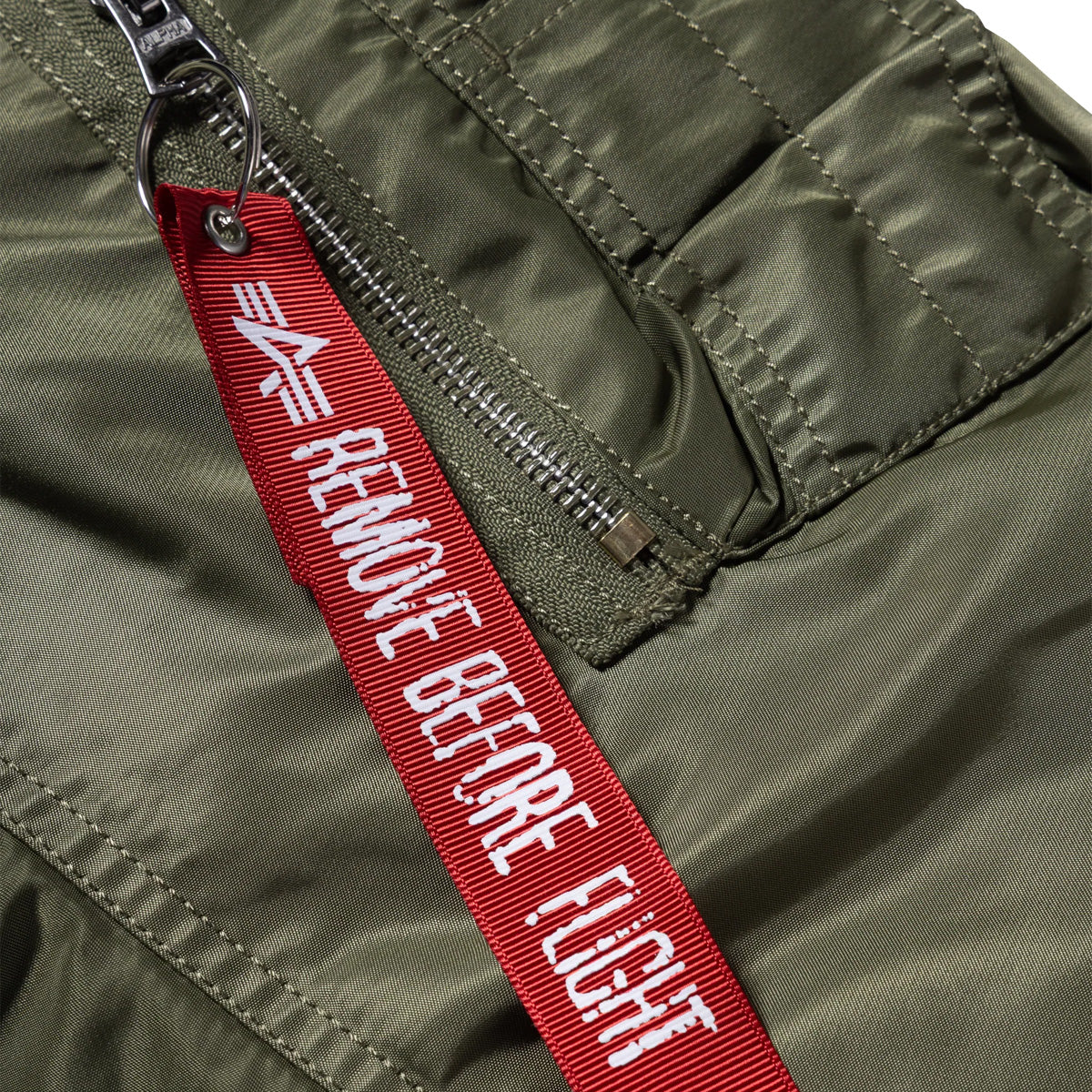 + Alpha Industries No War MA-1 Jacket 'Green'