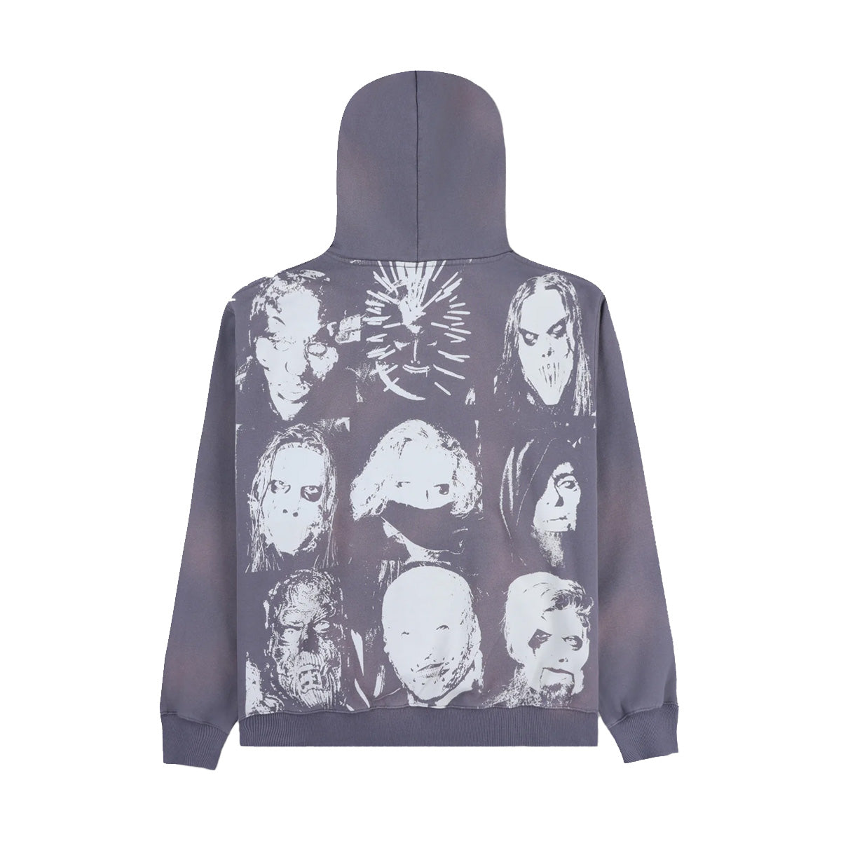 + Slipknot Nonagram Zip Hoodie 'Smoke'