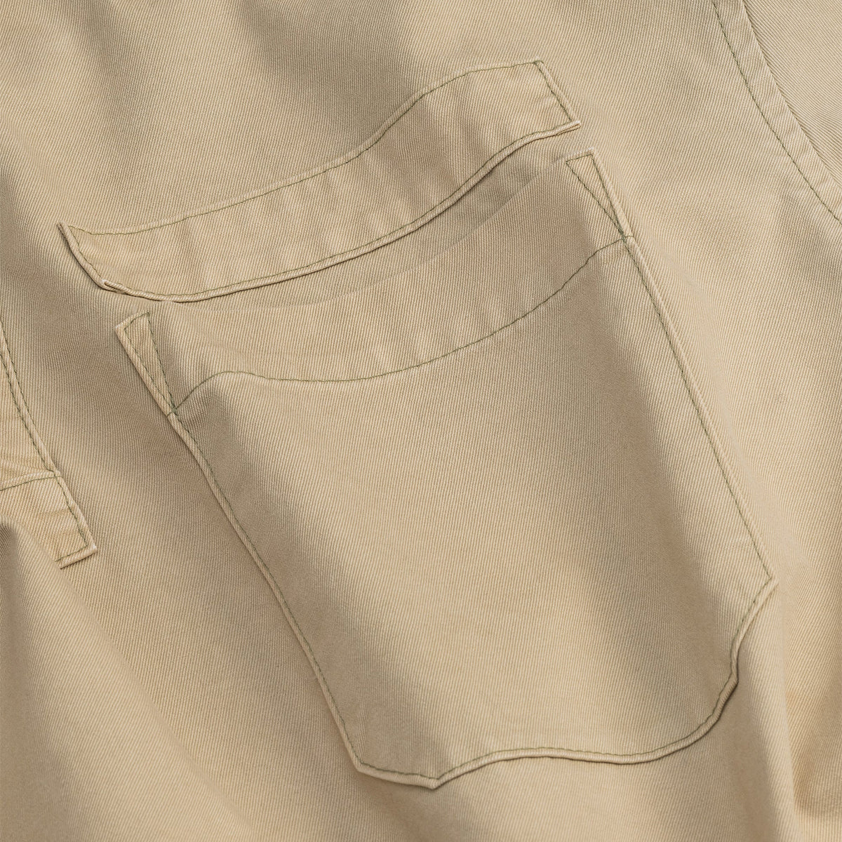 Boxy Half-Zip Spray Shirt 'Khaki'