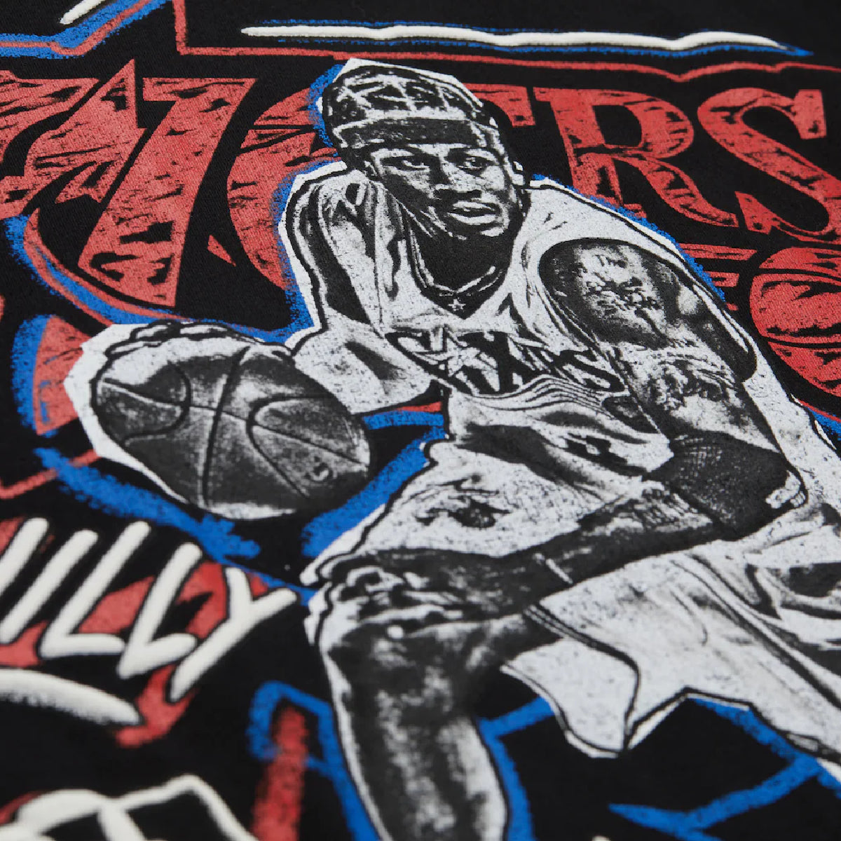 NBA Chalked Up T-Shirt Allen Iverson Philadelphia 76ers 'Black'