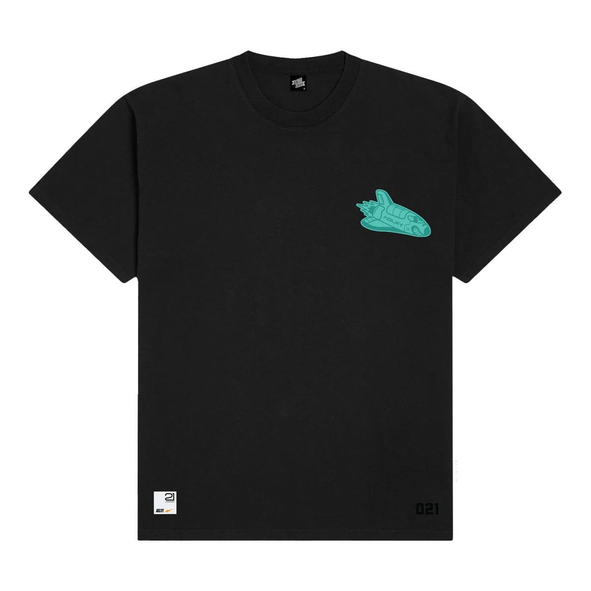 + 21MERCER Liberty Island Terry Tee 'Black'