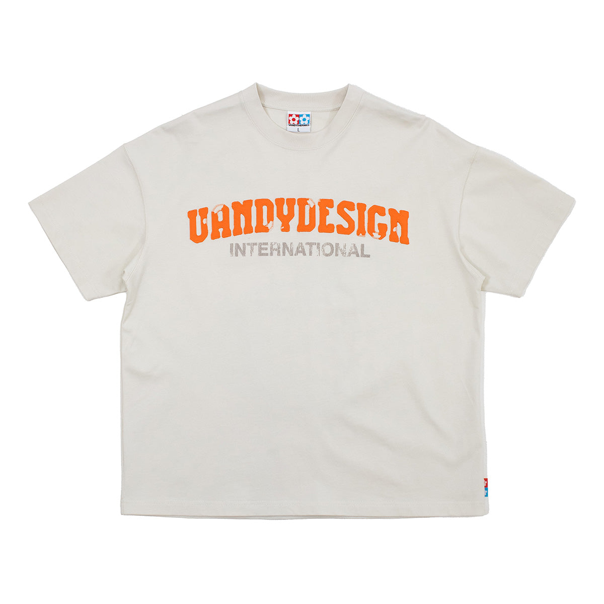 Design Flower Patch Tee 'Washed Grey'