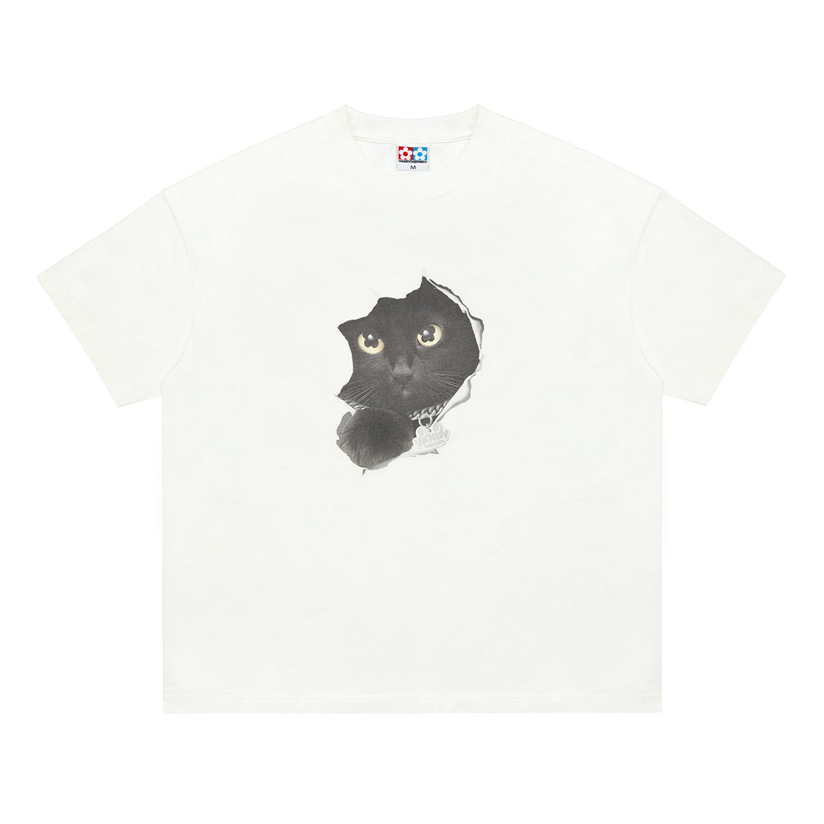 Cat Tee 'Off-White'