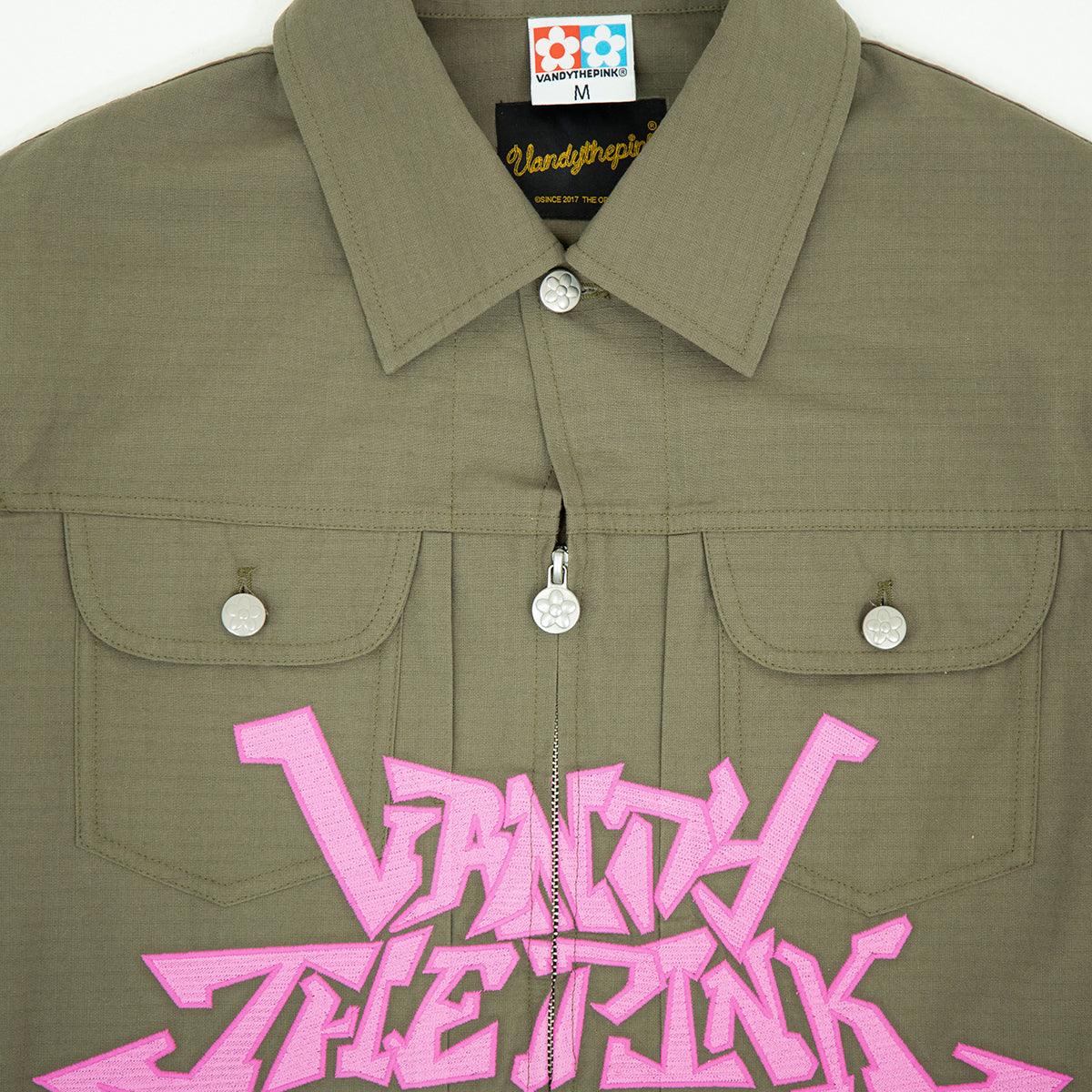 Graffiti Rip Stop Jacket 'Khaki'