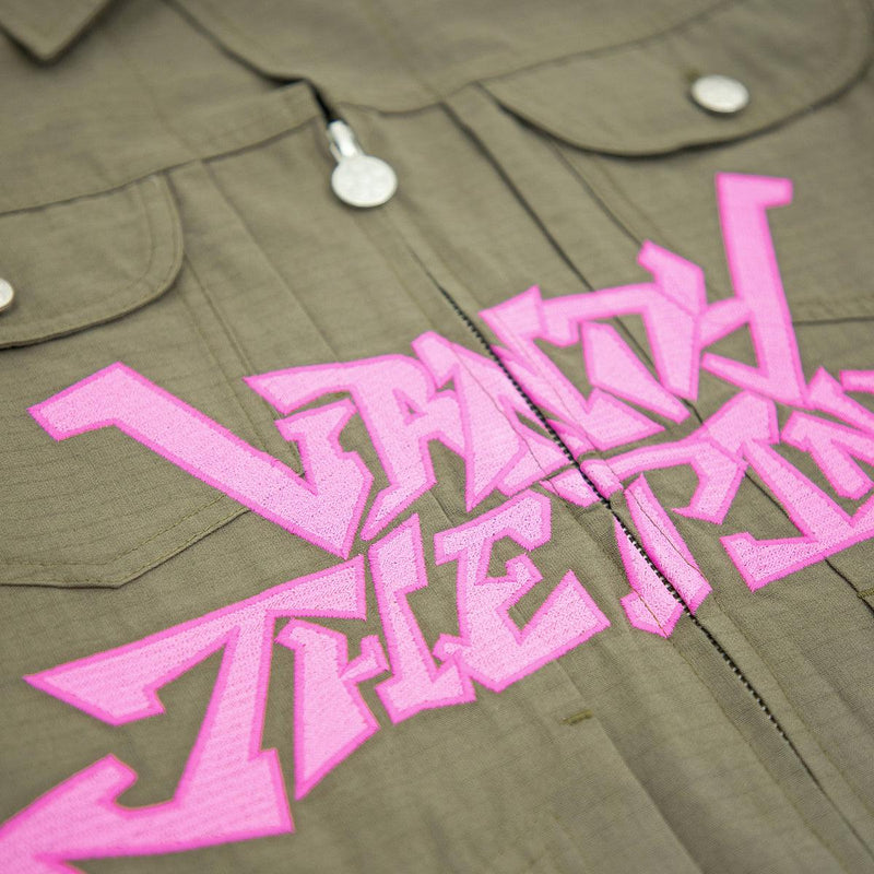 Graffiti Rip Stop Jacket 'Khaki'