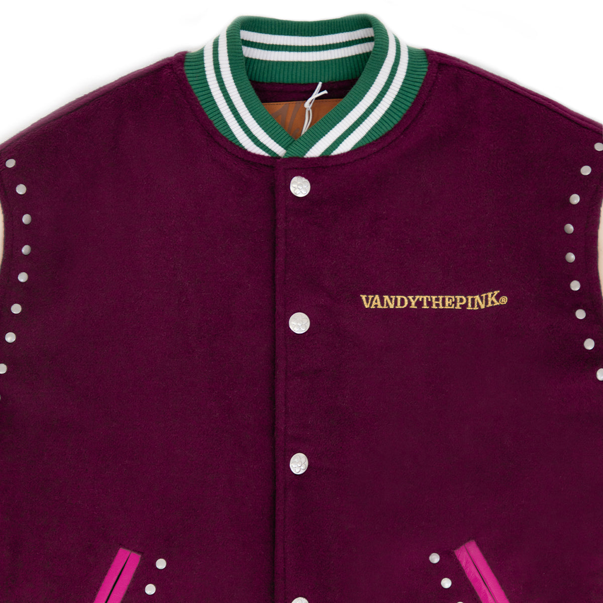 Year Of Dragon Varsity Jacket 'Maroon Cream'