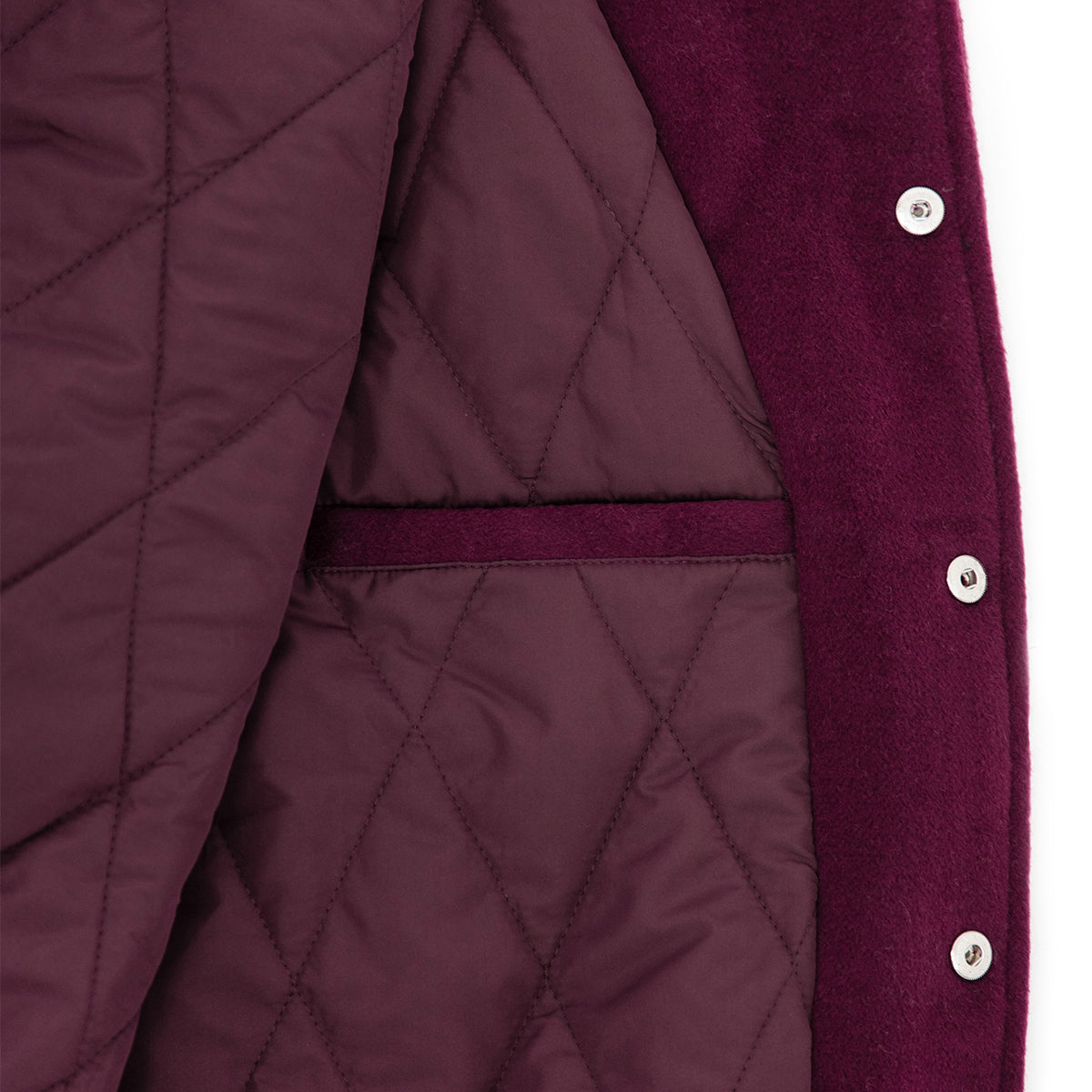 Year Of Dragon Varsity Jacket 'Maroon Cream'