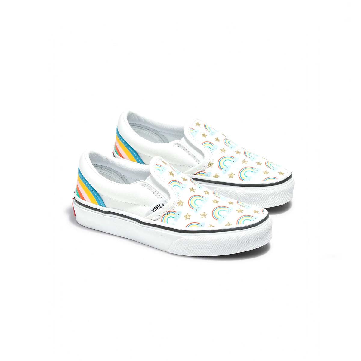 Kid's Classic Slip-On 'Rad Rainbow'