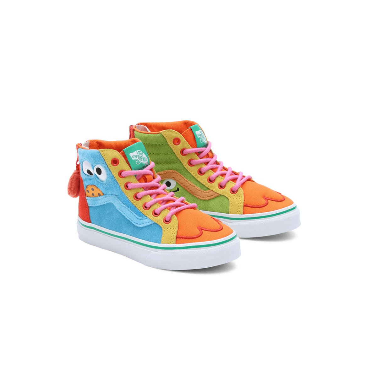 + Sesame Street Kid's SK8-Hi Zip 'Multi'