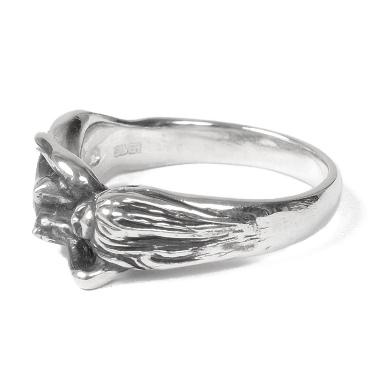 Nude Ring 'Silver Ruby'