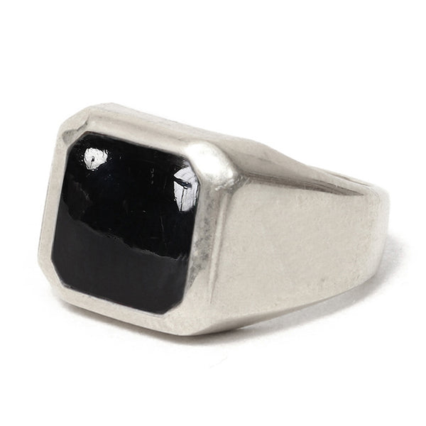 Wacko Maria Onyx Signet Ring 'Silver' – Limited Edt