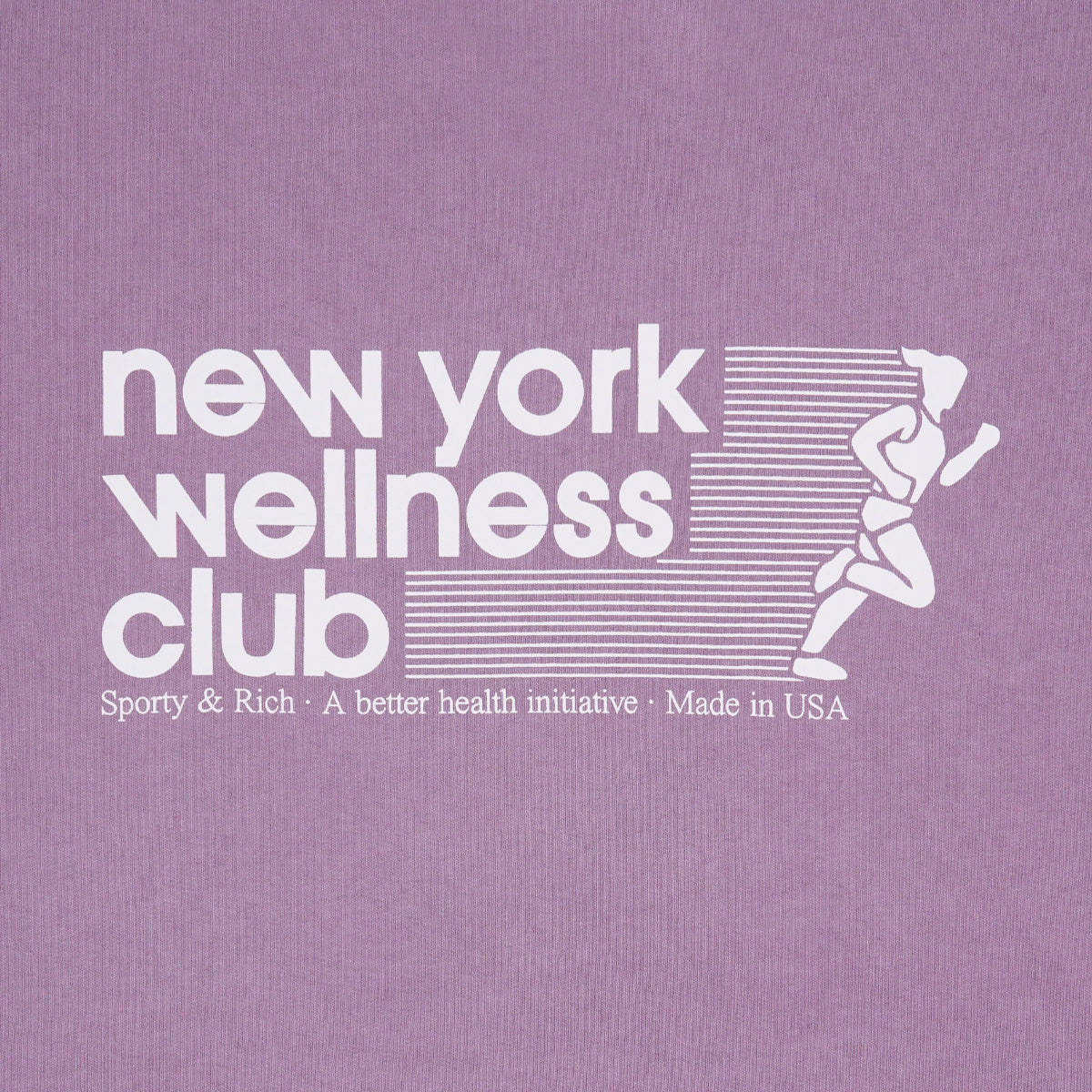 USA Wellness Club Sweatshirt 'Soft Lavender White'