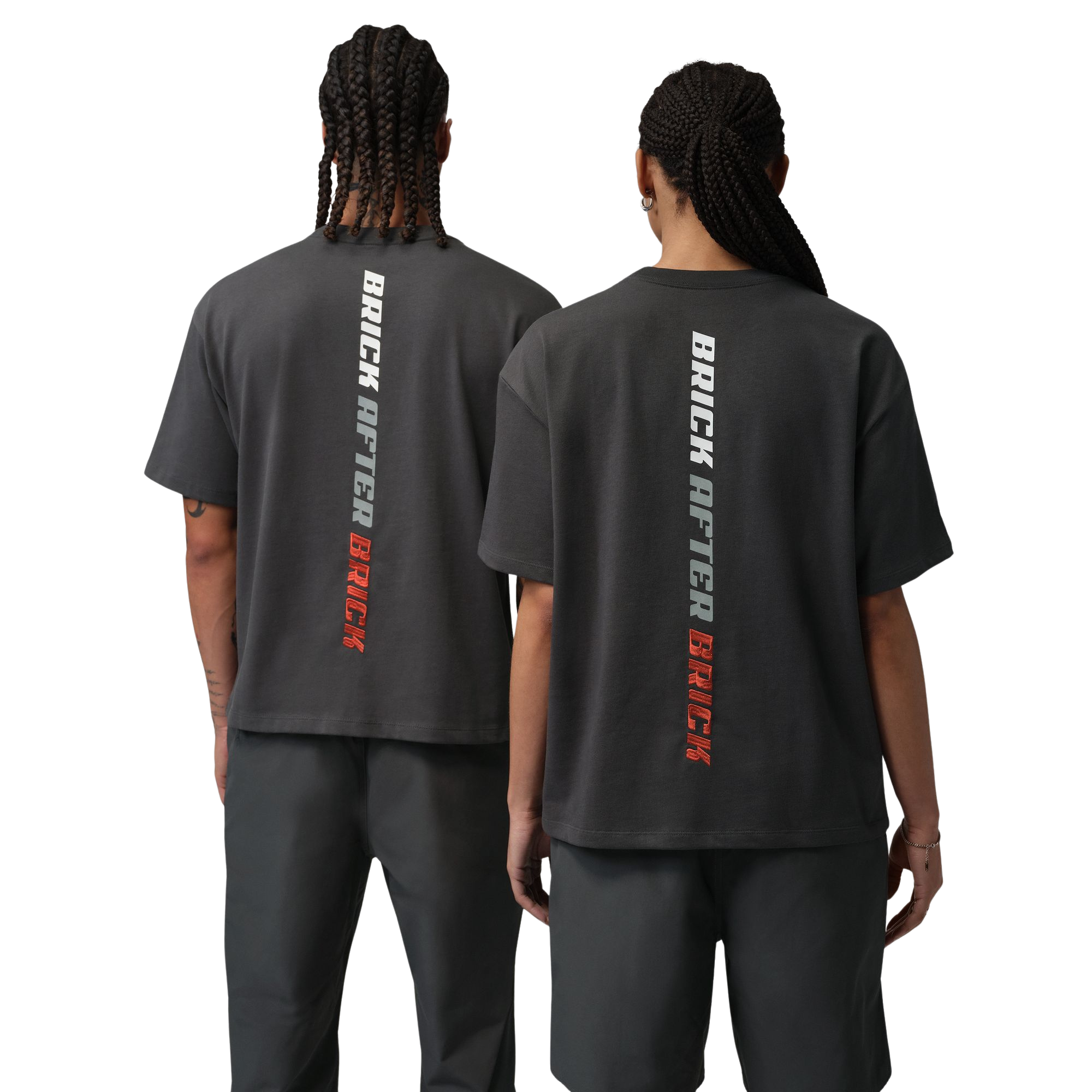 + Nigel Sylvester Brick After Brick Tee 'Anthracite'