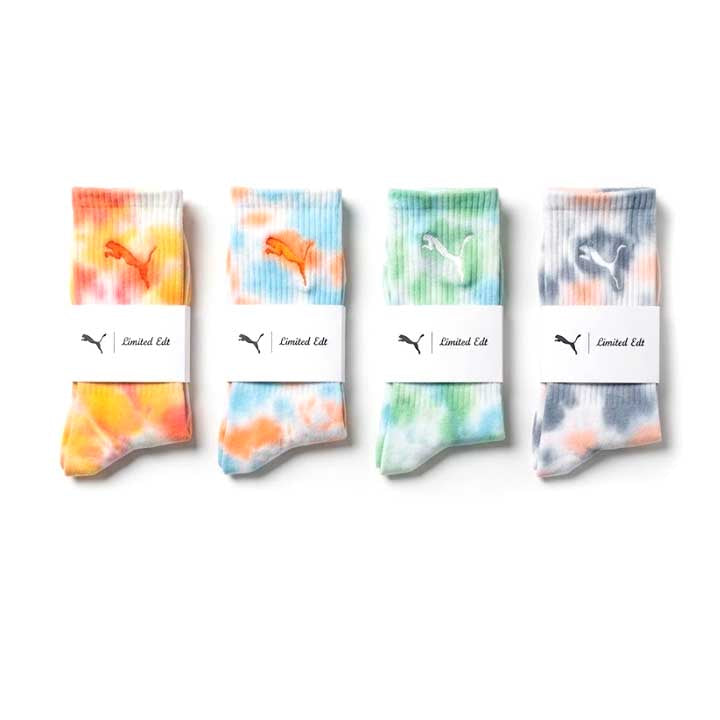 + Limited Edt Tie Dye Crew Socks 'Multi'