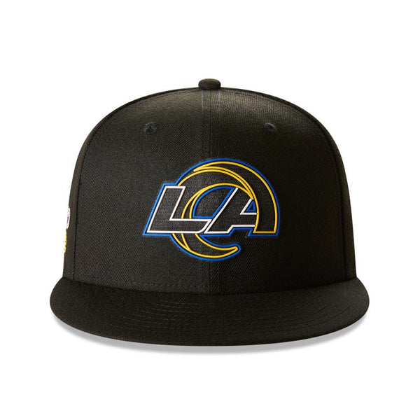 Los Angeles Rams New Era Forum Trucker 9FIFTY Snapback Hat - Black