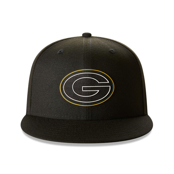 New Era 9Fifty Green Bay Packers Gold Logo Patch Snapback Hat