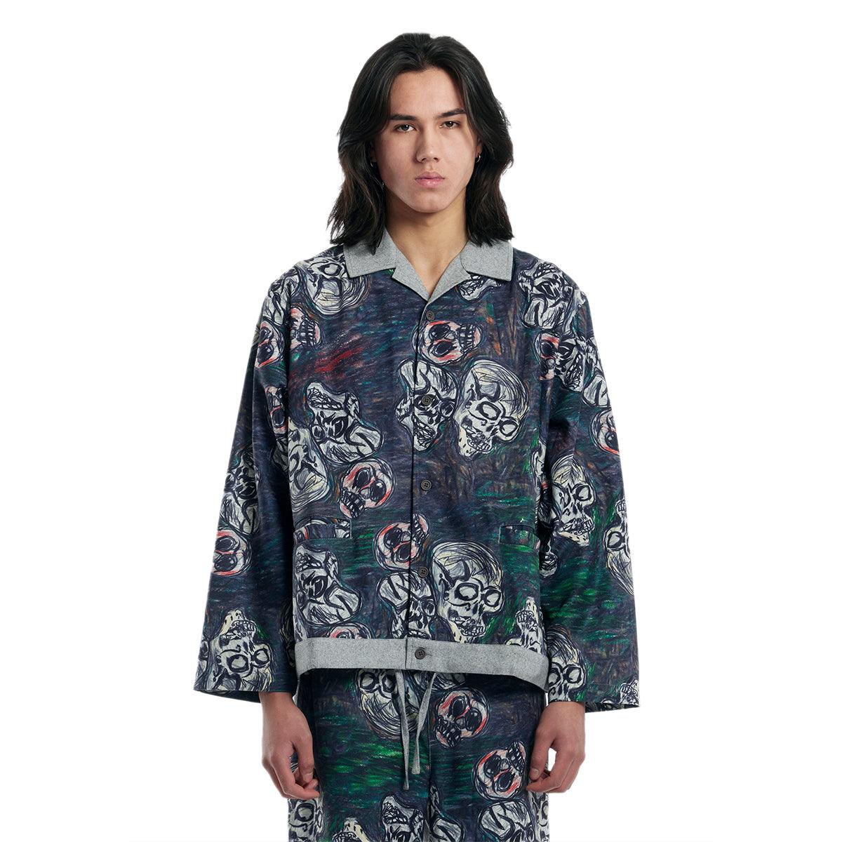 Skulls Flannel Shirt 'Skull'