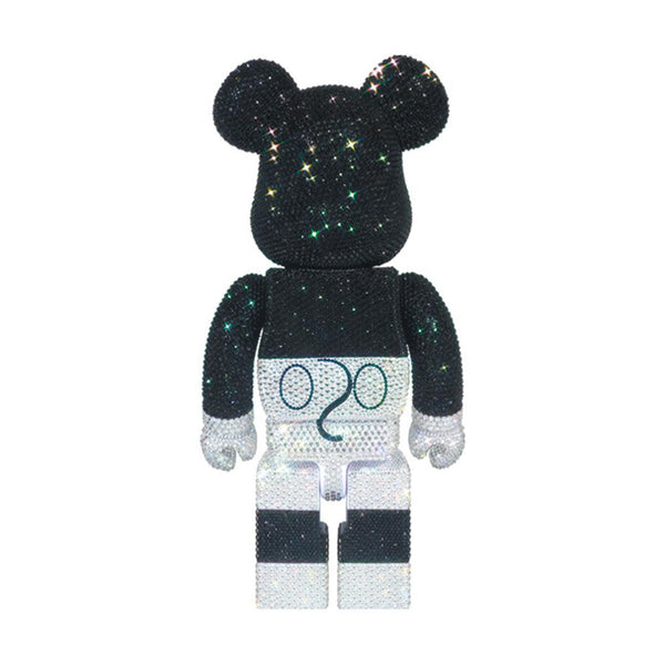 Medicom Toy + Mickey Mouse Be@rbrick 400% 'Swarovski Crystals