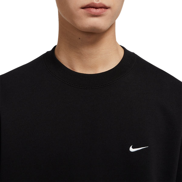 Nike NRG SOLO SWOOSH FLEECE CREWNECK SWEATSHIRT Grey