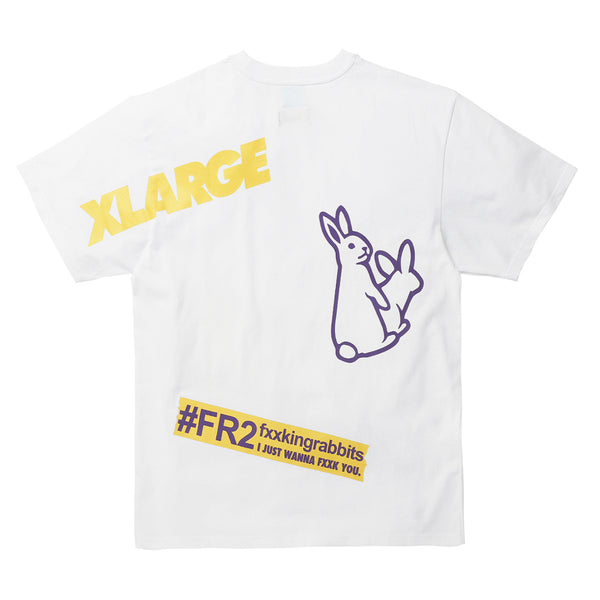 XLARGE + #FR2 Random Print Tee 'White' – HealthdesignShops